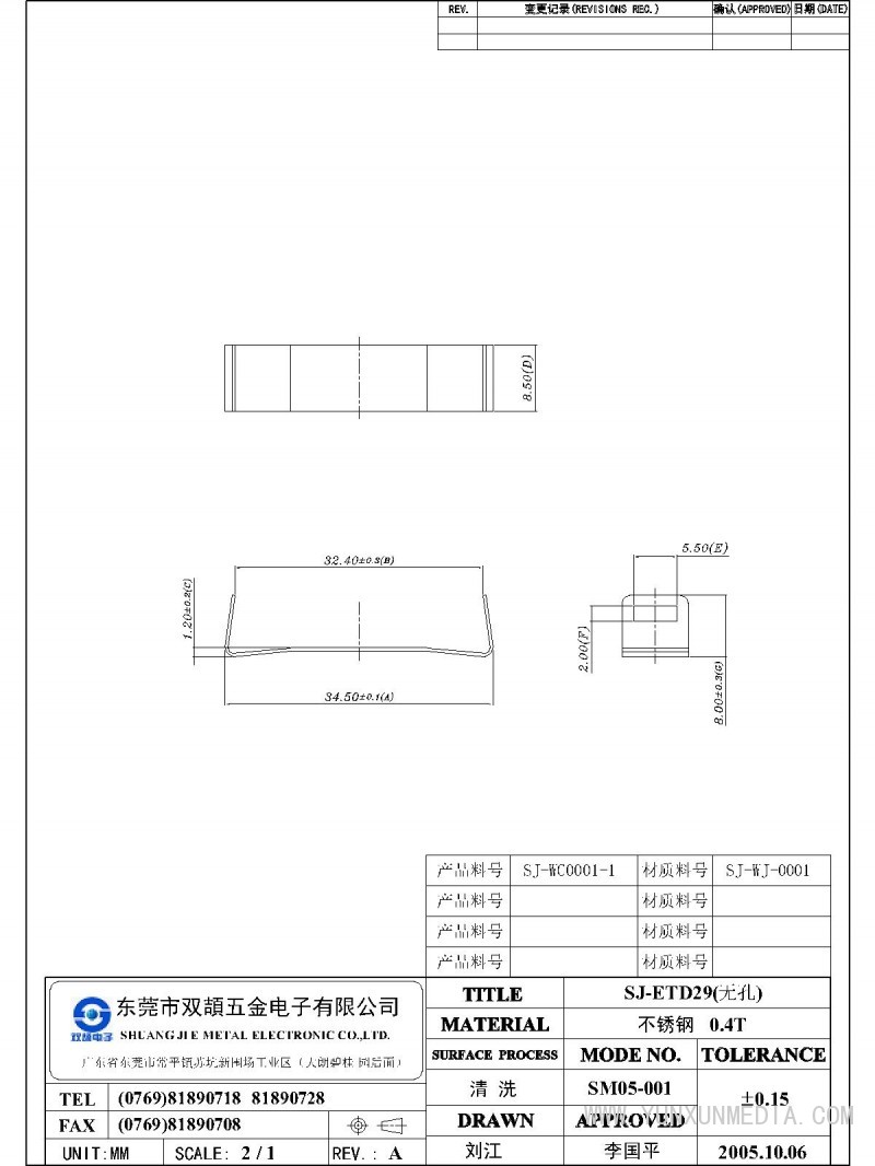 SJ-ETD29無(wú)孔-Model