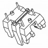 Y-2002-1 UT20臥式2+2 帶磁芯支撐點(diǎn)