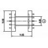 Y-S1501-2 EFD15臥式5+5 L PIN