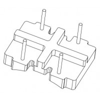 BASE-013/磁環(huán)底座立式2+2PIN