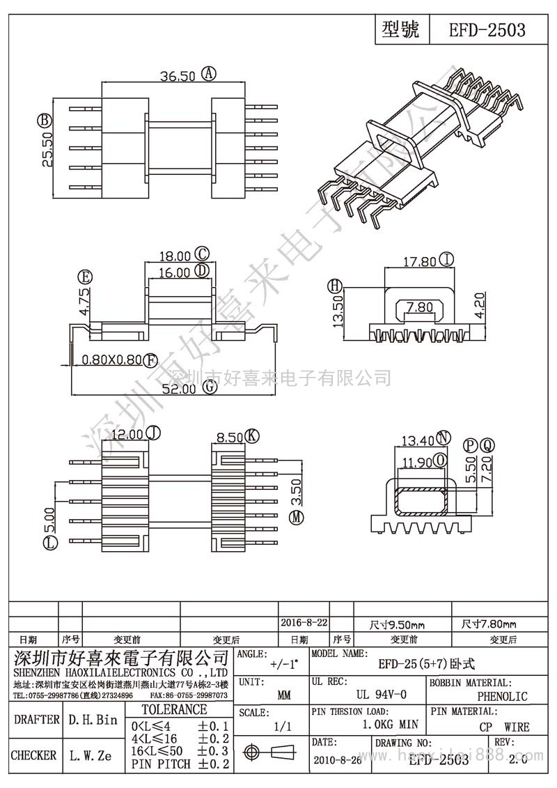 EFD-2503 EFD-25(5+7)臥式