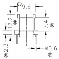 EE-13-5/EE-13臥式(4+4PIN)