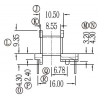 EE-13-6/EE-13臥式(5+2PIN)單邊加寬