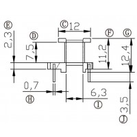 EE-13-8/EE-13立式加寬(4+4PIN)