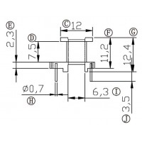 EE-13-9/EE-13立式加寬(4+4PIN)
