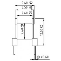 EE-1302/EE-13臥式(4+4PIN)
