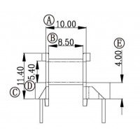 EE-1608-1/EE-16臥式(5+2PIN)