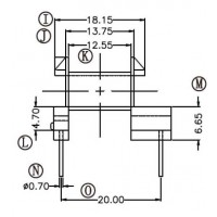 EF-20/EF-20臥式單邊加寬(5+5PIN)