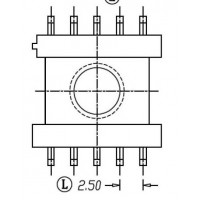 ER-14.5/ER-14.5立式(5+5PIN)海鷗腳