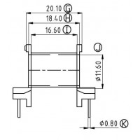 ER-2820-1/ER-28臥式(6+6PIN)