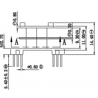 RM-0803/RM-08立式雙槽(6+6PIN)