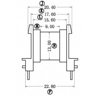 HR-EF25-02/EF25臥式(4+4PIN)