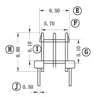 HR-EE8.3-01/EE8.3臥式(2+2PIN)