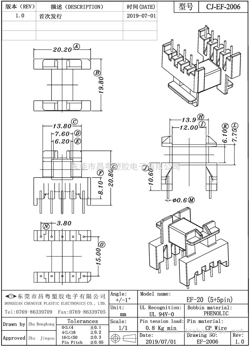 CJ-2006 EF20臥式(5+5)