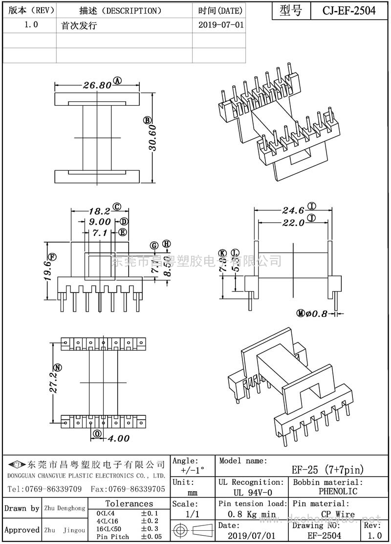 CJ-2504 EF25臥式(7+7)