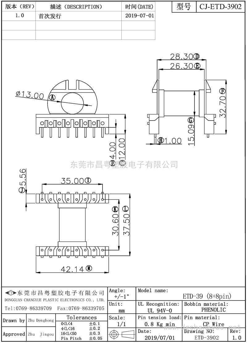 CJ-3902 ETD39臥式(8+8)