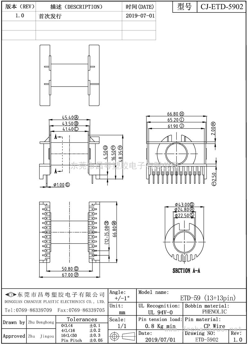 CJ-5902 ETD59臥式(13+13)