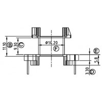 PQ-2620-3/PQ-26立式(6+6PIN)