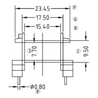 EF-2502-4/EF-25臥式(5+5PIN)