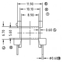 EE-1611-2/EE-16臥式(5+5PIN)