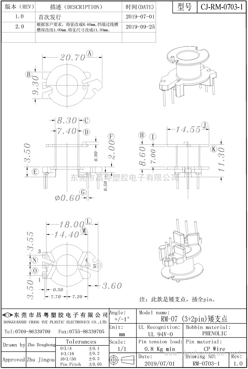 CJ-0703-1，RM7立式(3+2)矮支點(diǎn)..-模型