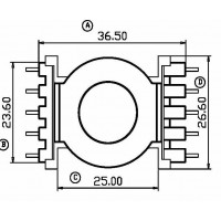 POT-3314/POT33立式(5+5PIN)