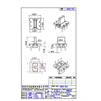 BASE-023 底座插針，3+3PIN