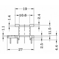 YY-EE-1911立式加寬(5+2+3PIN)