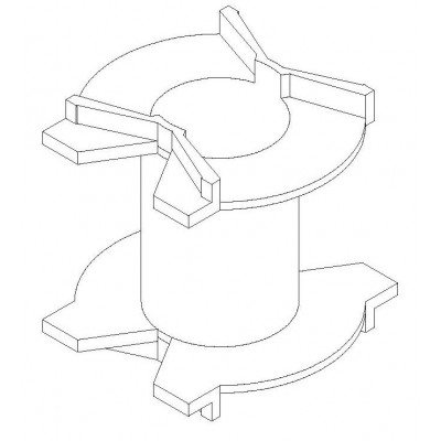 PQ-3512/PQ35 PQ35工字型骨架 無(wú)PIN