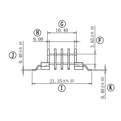 EFD-1505L 貼片5+5P四槽
