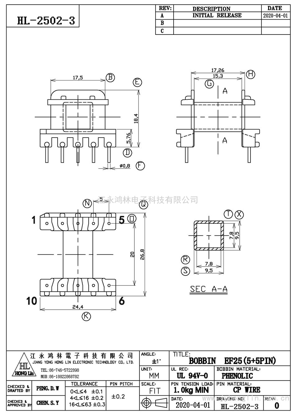 HL-2502-3/EF-25臥式(5+5P)