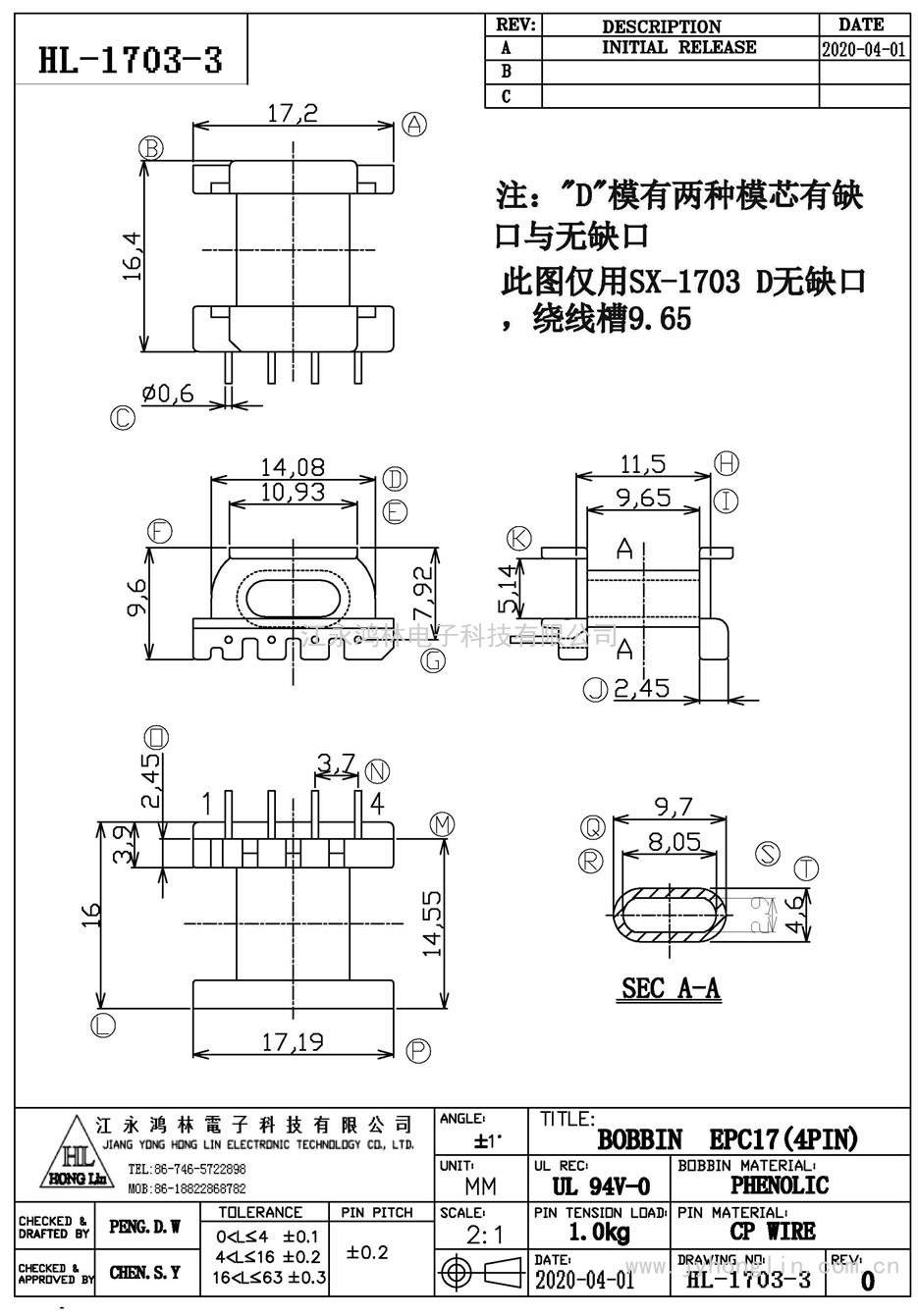 HL-1703-3/EPC-17臥式(4P)