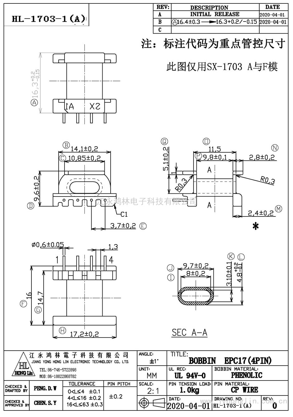 HL-1703-1/EPC-17臥式(4P)