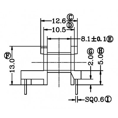 RH-EE-1635/EE-16臥式 (5+3PIN)