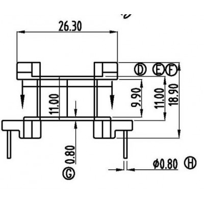 PQ-3220-1/PQ32立式(6+6PIN)