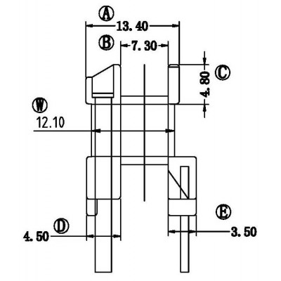 EE-1904/EE-19臥式(2+2PIN)