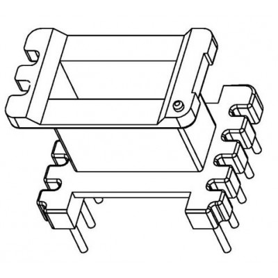 EE-1310/EE-13立式(5+5PIN)磁芯孔加寬