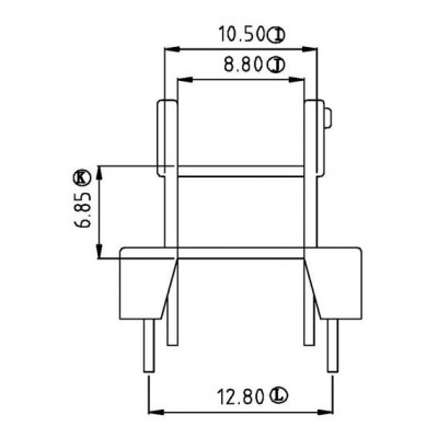 EE-1903/EE-19臥式(4+4PIN)