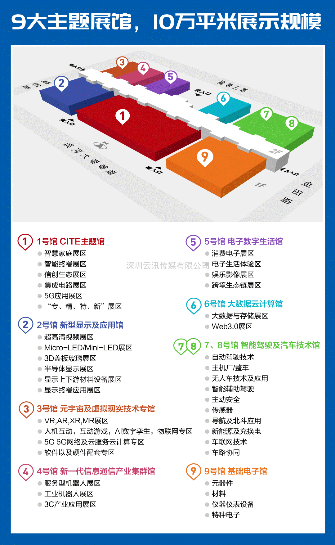 10萬(wàn)平米、9大展區！CITE2022展區設置圖來(lái)了