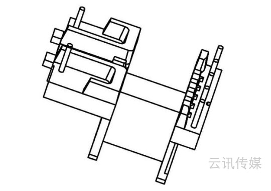 HT-EE13-6/EE13臥式(5+2PIN)
