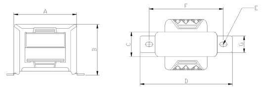 57×35電源變壓器