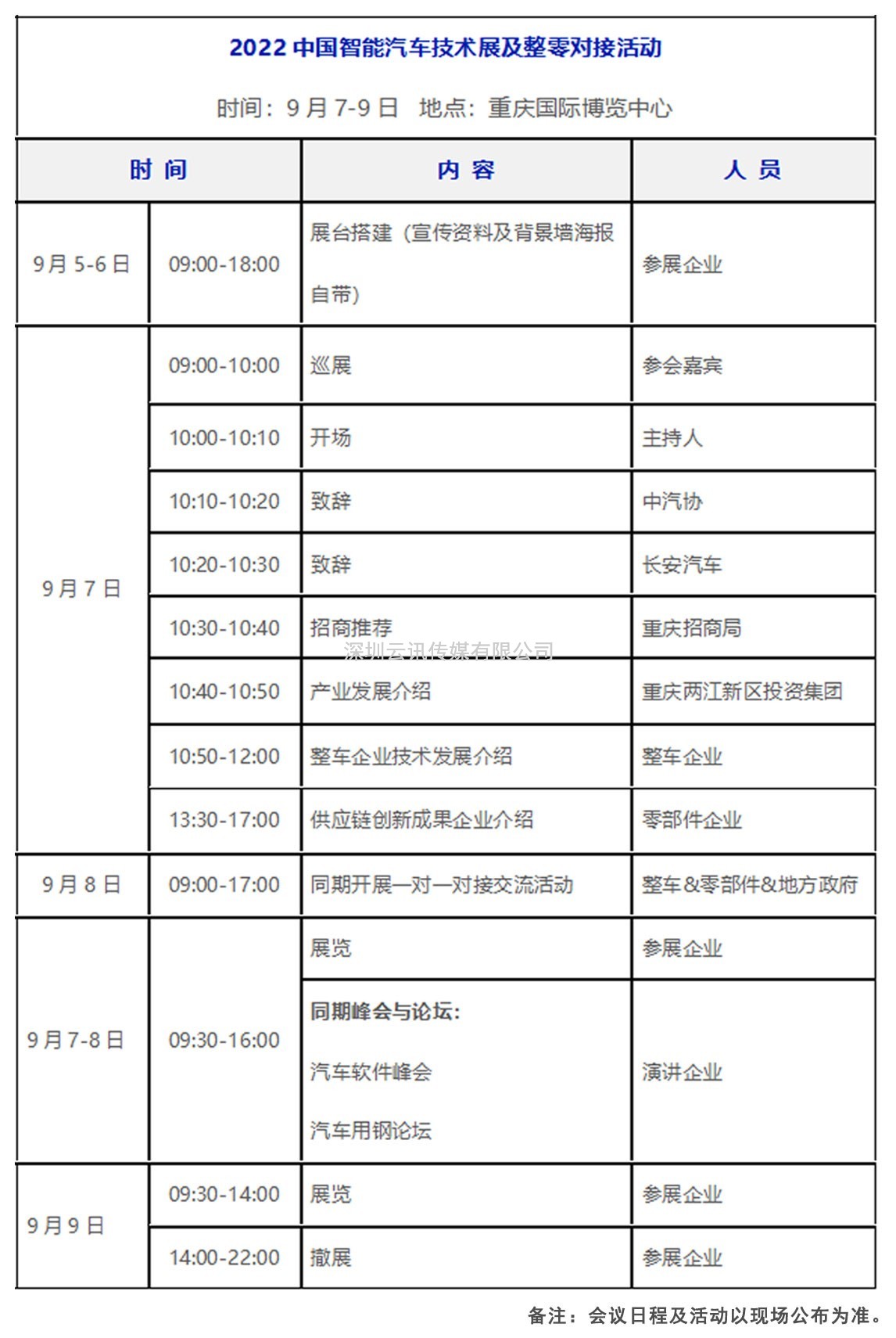 2022中國智能汽車(chē)技術(shù)展及整零對接活動(dòng)，拓展新機遇！
