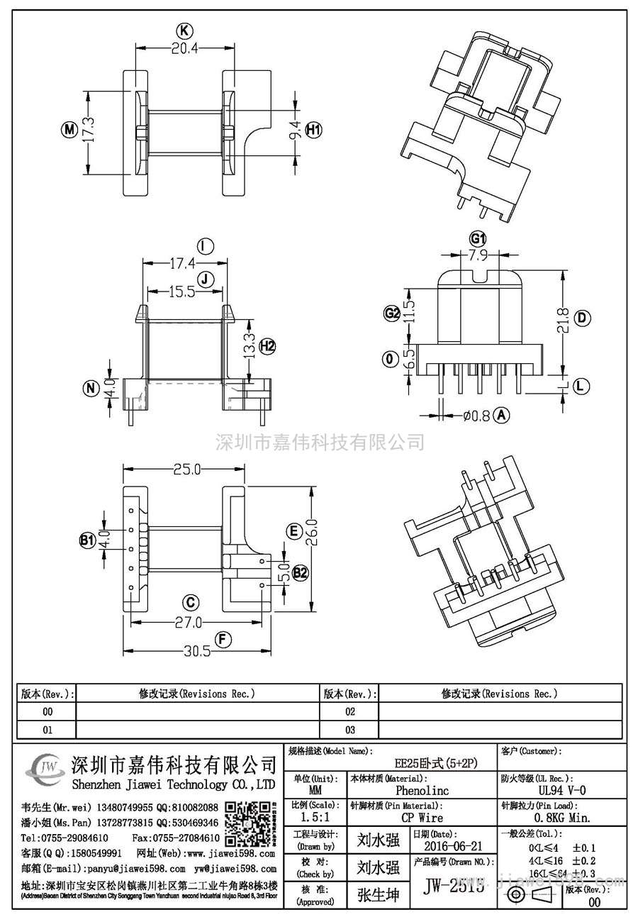 JW-2515/EE25臥式(5+2P)