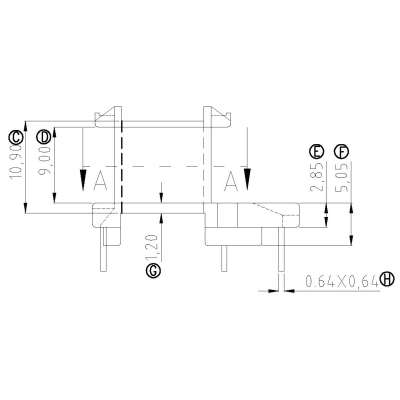 EI-1605-1/EI16立式(5+1+2PIN)