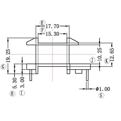 RH-EE-2803/EE28臥式(5+4PIN)