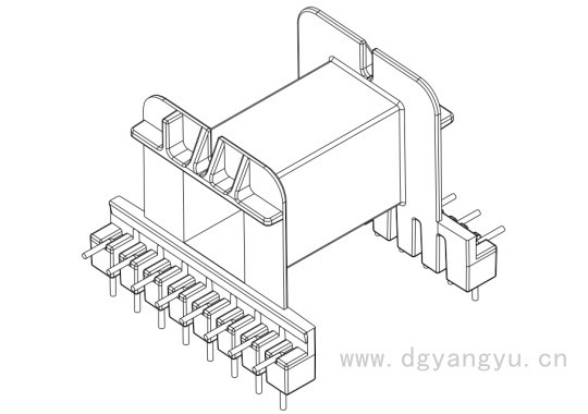 Y-4208 EE42臥式8+8 L PIN