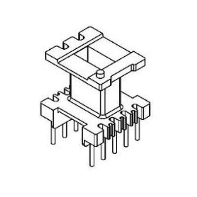 XWC-EE-13/EE-13立式(5+5PIN)帶擋板飛線(xiàn)槽