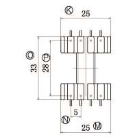 XH-2514/EE25臥式(4+4)P