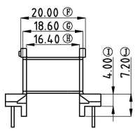ER-2821-1/ER-28臥式(6+6PIN)