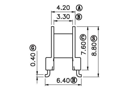 EP-X4.5/EP-X4.5臥式(4+4PIN)